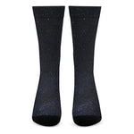 Dark Space Print Crew Socks