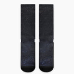 Dark Space Print Crew Socks
