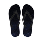 Dark Space Print Flip Flops