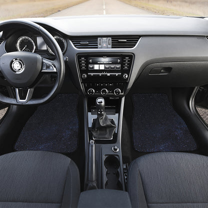 Dark Space Print Front and Back Car Floor Mats