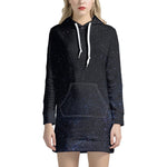 Dark Space Print Hoodie Dress