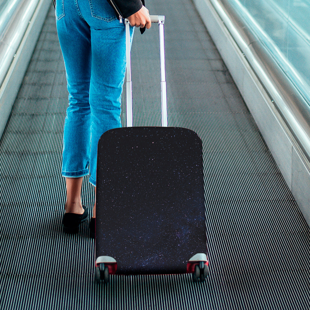Dark Space Print Luggage Cover