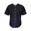 Dark Space Print Men's Baseball Jersey