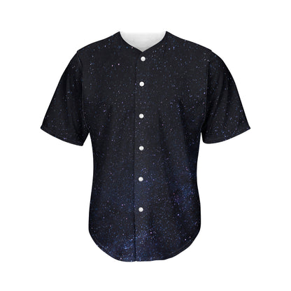 Dark Space Print Men's Baseball Jersey