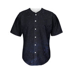Dark Space Print Men's Baseball Jersey