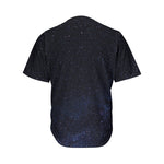 Dark Space Print Men's Baseball Jersey