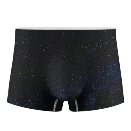Dark Space Print Men's Boxer Briefs