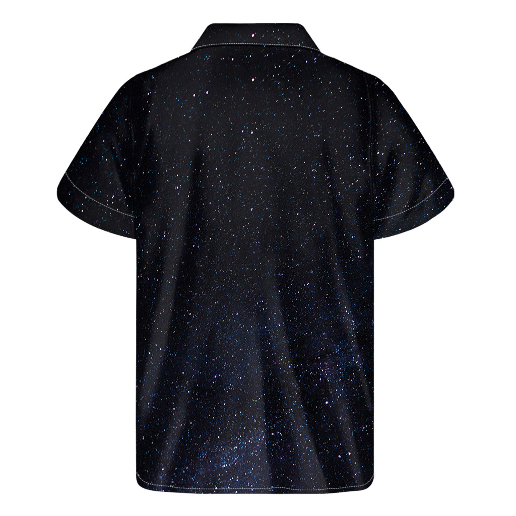 Dark Space Print Men's Short Sleeve Shirt