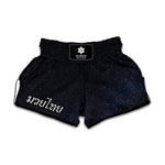 Dark Space Print Muay Thai Boxing Shorts