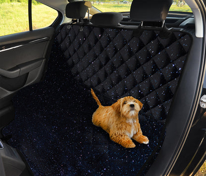 Dark Space Print Pet Car Back Seat Cover