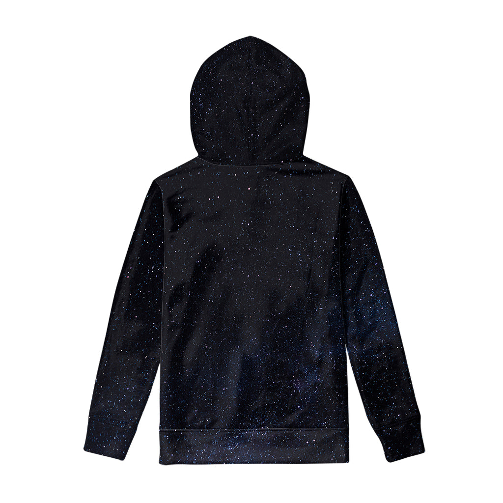 Dark Space Print Pullover Hoodie