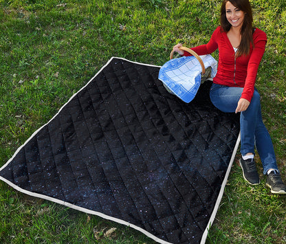 Dark Space Print Quilt