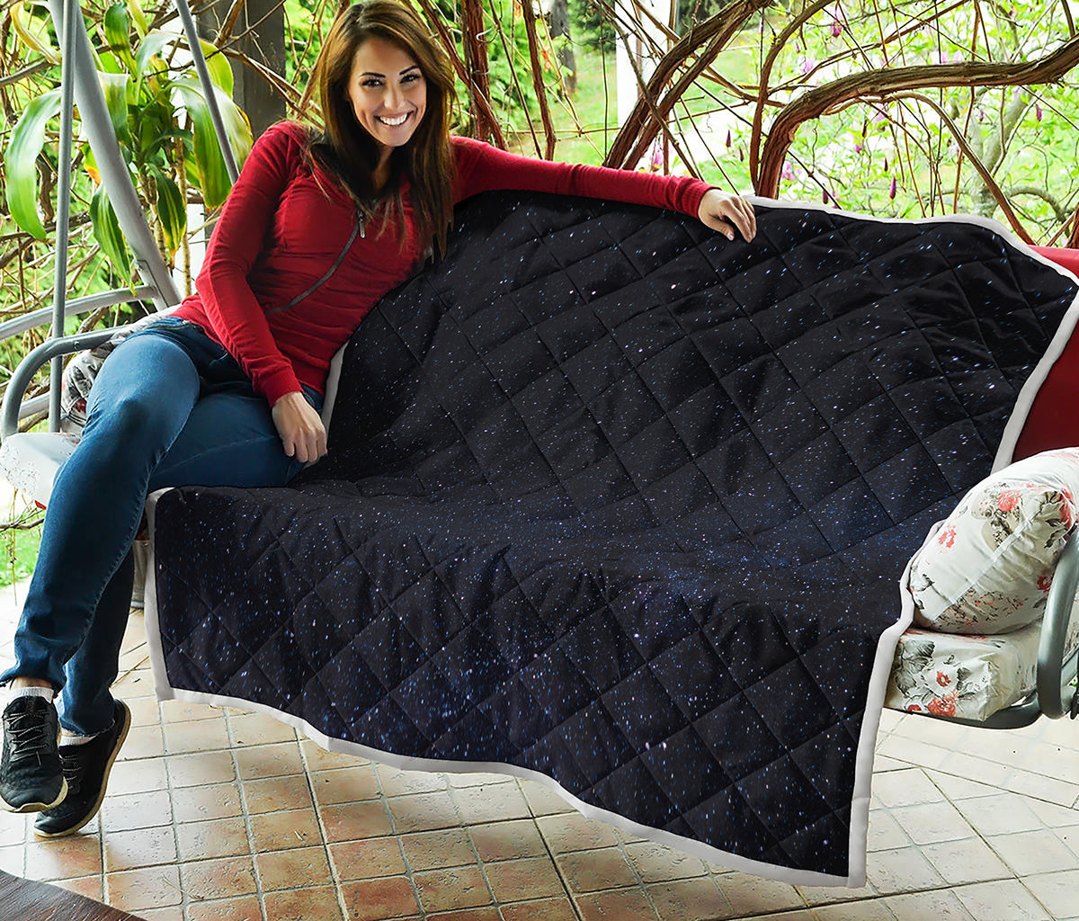 Dark Space Print Quilt