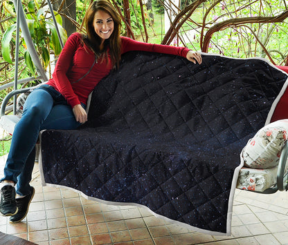 Dark Space Print Quilt