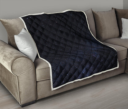 Dark Space Print Quilt