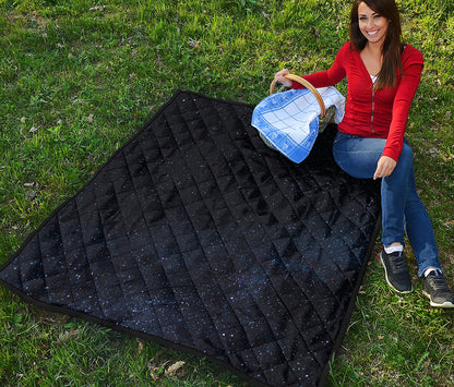 Dark Space Print Quilt