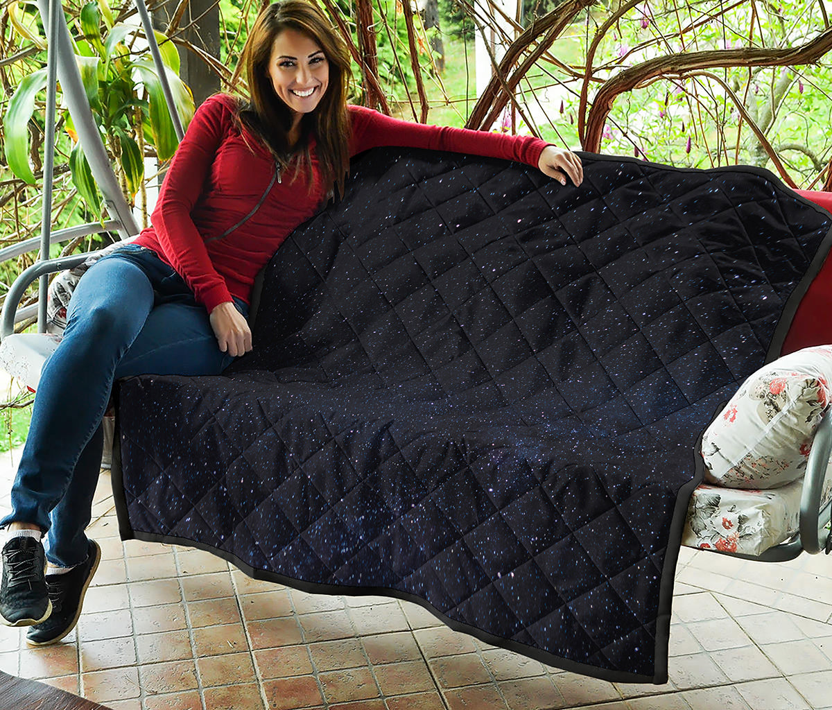 Dark Space Print Quilt