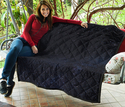 Dark Space Print Quilt