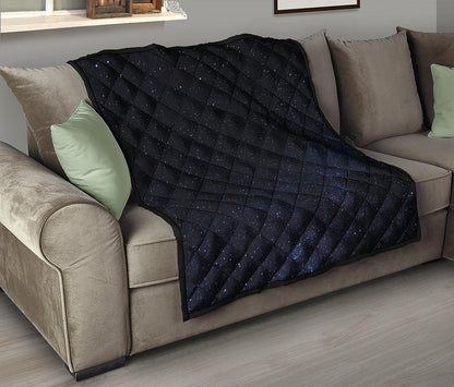 Dark Space Print Quilt