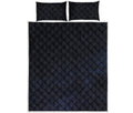 Dark Space Print Quilt Bed Set