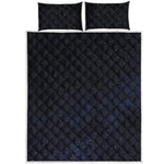 Dark Space Print Quilt Bed Set