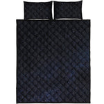 Dark Space Print Quilt Bed Set