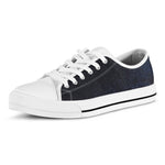 Dark Space Print White Low Top Shoes
