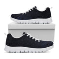 Dark Space Print White Running Shoes