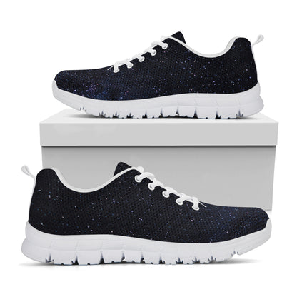 Dark Space Print White Sneakers