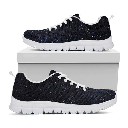 Dark Space Print White Sneakers