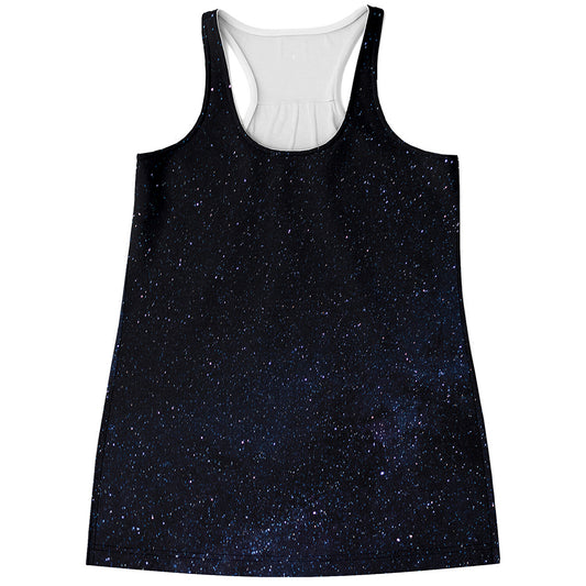 Dark Space Print Women's Racerback Tank Top