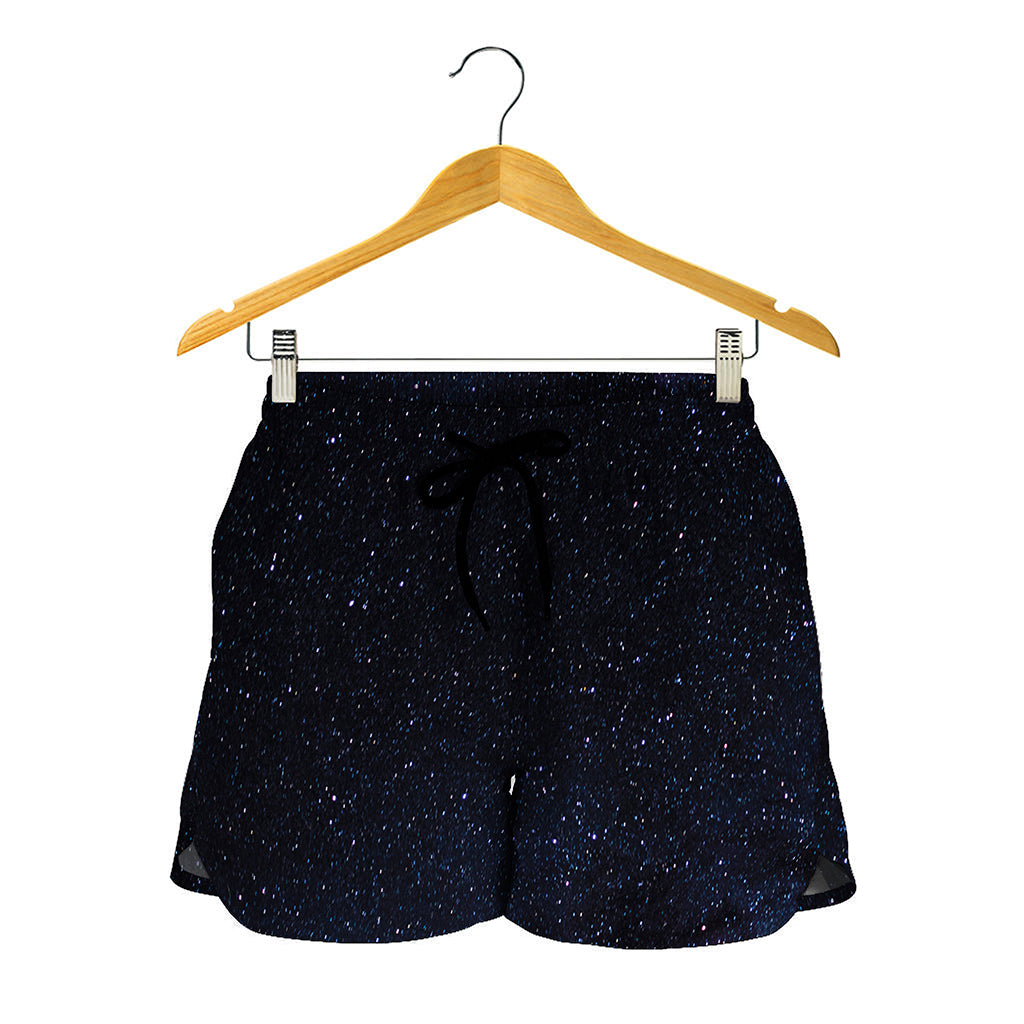 Dark Space Print Women's Shorts