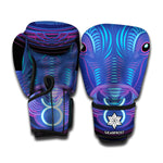 Dark Taurus Zodiac Sign Print Boxing Gloves