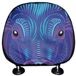 Dark Taurus Zodiac Sign Print Car Headrest Covers