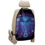 Dark Taurus Zodiac Sign Print Car Seat Organizers