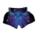 Dark Taurus Zodiac Sign Print Muay Thai Boxing Shorts