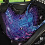 Dark Taurus Zodiac Sign Print Pet Car Back Seat Cover