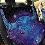 Dark Taurus Zodiac Sign Print Pet Car Back Seat Cover