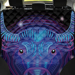 Dark Taurus Zodiac Sign Print Pet Car Back Seat Cover