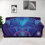 Dark Taurus Zodiac Sign Print Sofa Cover