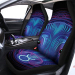 Dark Taurus Zodiac Sign Print Universal Fit Car Seat Covers