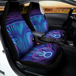 Dark Taurus Zodiac Sign Print Universal Fit Car Seat Covers