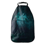 Dark Teal Galaxy Space Print Car Seat Organizers