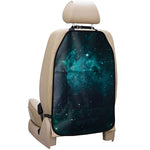 Dark Teal Galaxy Space Print Car Seat Organizers