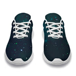 Dark Teal Galaxy Space Print Sport Shoes GearFrost