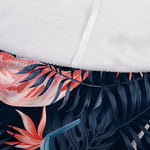 Dark Tropical Flamingo Pattern Print Sofa Cover