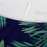 Dark Tropical Palm Leaf Pattern Print Sofa Cover