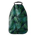Dark Tropical Palm Leaves Pattern Print Car Seat Organizers