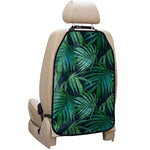 Dark Tropical Palm Leaves Pattern Print Car Seat Organizers