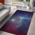 Dark Universe Galaxy Deep Space Print Area Rug GearFrost